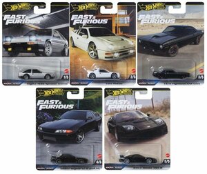 即決☆☆ワイルドスピード５個/ スプリンター　トレノAE-86,FORD RS200,1970 プリマスAAR CUDA,スカイライン GT-R(BNR32),ホンダ NSX-R☆