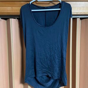 SLY standard スライスタンダード ドレープTシャツ ブラック