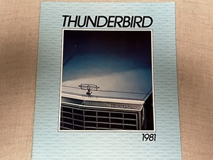 ThunderBird 1981 год каталог Ford Thunderbird цвет каталог 