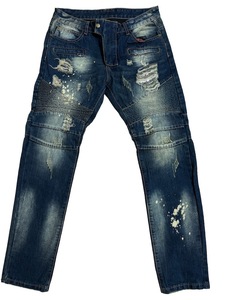 BIEPA JEANS デニムライディングパンツ　W34