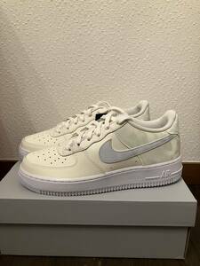 NIKE ナイキ エアフォース1 ロー GS24.5cm アイボリー　グレー　AIR FORCE 1 LOW