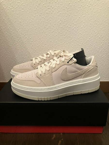 NIKE ナイキ　エアジョーダン1 エレベート　ウィメンズ25cm ココナッツミルク　AIRJORDAN1 LOW 厚底