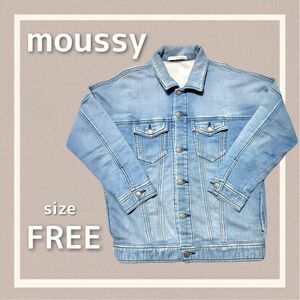 moussy デニムジャケット 春 デニム レディース アウター マウジー 古着 ストレッチ素材