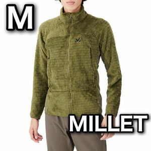 ミレー MILLET 登山用フリース ジャケット M メンズ グリーン 緑 フリースジャケット フリース