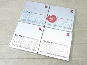 ▲600209*2▲SONY/ソニーSUPER LOW-NOISE SLH-550 2点未使用品BACK COATED TAPE SLH-7-550-BL 2点・オープンリールテープ