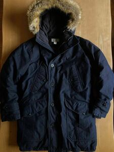 傑作 RRL インディゴダウンジャケット M “INDIGO DOWN PARKA” 60/40天然インディゴクロス ラルフローレンビンテージコート