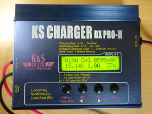  ■バッテリー充電器/放電器 K＆S KSチャージャー DXPRO-Ⅱ Li-Ion/ポリマー/Ni-MH/Ni-Cd/Pb