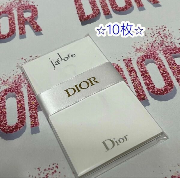 Dior jadore ムエット　　メッセージカード　　栞