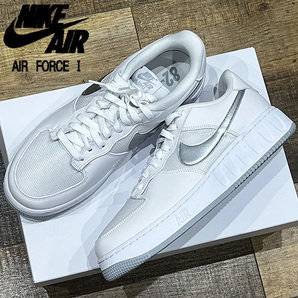 新品 US10/28cm NIKE AIR FORCE 1 LOW UNITY ナイキ エアフォース1 ロー ユニティ スニーカー ホワイト×シルバー■シューズ FD0937-100の画像1