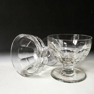 アンティーク バカラ　エクセルシオール　大グラス L　 BACCARAT EXCELSIOR　美品最後の２客ペア 検）アルクール