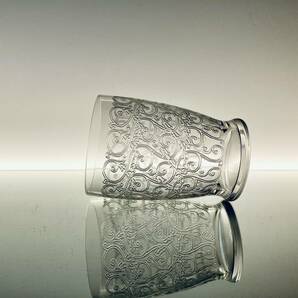 アンティークバカラ樽型ローハン(グーヴュー)グラスL h10cm 2客 美品 Baccarat Gouvieux 最後の１客！の画像2