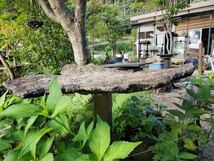 （み148）自然石、平石　盆栽鉢　料理の盛り付け_画像7