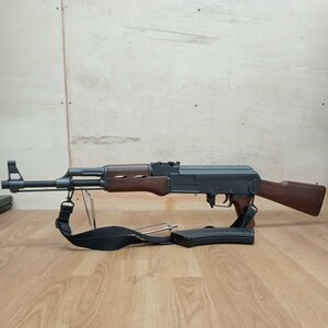 中国製 AK47 AK-47 電動ガン メーカー不明 動作品 バッテリー未付属 中古 大容量マガジン トイガン