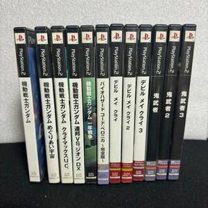 PS2 12 pcs set Mobile Suit Gundam Vaio hazard De Ville make-up lai.. person series set sale PlayStation2 game soft soft 