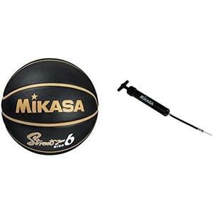 【ハンドポンプセット】6号_ブラック/ゴールド ミカサ(MIKASA)バスケットボール 7号/6号/5号 ゴム 推奨内圧0.49~0.63(kgf/)