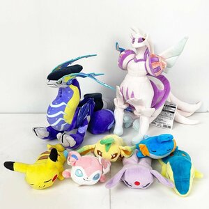 ポケモン ぬいぐるみ 8体セット◆ミライドン/パルキア オリジンフォルム/ニンフィア/エーフィ など ポケモンセンター [C5301]