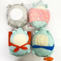 すみっコぐらし ぬいぐるみ 8体セット とかげ 多め とんかつ/ねこ 中古 タグ付き有り [C5050]_画像4