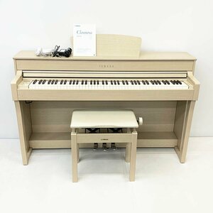 配送不可 引取り限定◆YAMAHA ヤマハ Clavinova 88鍵 電子ピアノ CLP-635WA 2019年製 ホワイトアッシュ調◆広島県福山市 [U12085]