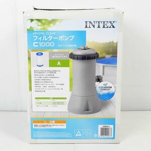 INTEX/インテックス フィルターポンプ 循環ポンプ Krystal Clear/クリスタルクリア 637J◆通電確認のみ [X6363]