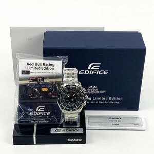 訳あり 未使用品 CASIO カシオ EDIFICE エディフィス メンズ 腕時計 EF-550RBSPJ-1AJR Red Bull Racing 限定モデル [U12149]