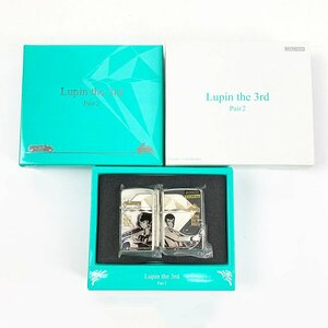 未使用品 ZIPPO ジッポ ルパン三世 Pair2 ルパン＆峰不二子 No.1636 2008年製 Lupin the 3rd ライター 限定 [U11952]