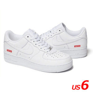 ★新品★Supreme Nike Air Force 1 Low White [CU9225-100] 24(US6) シュプリーム×ナイキ エアフォース1ホワイト