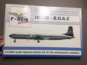 DC－７C セブンシーズ　BOAC 1/144 F-RSIN インジェクションキット #CVL