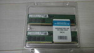 ★新品★SAMSUNG純正 DDR5 4800 16GBx2=32GB