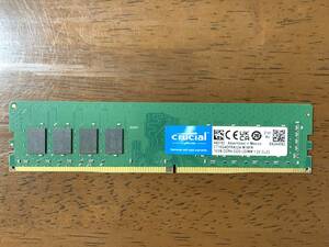 クルーシャル Micron CRUCIAL DDR4-3200MHz 16GB 1枚 CT16G4DFRA32A.M19FR 1.2V CL22 .