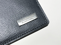 バーバリー ブラックレーベル 長札入れ 長財布 メンズ レザー ブラック 美品 BURBERRY BLACK LABEL_画像3