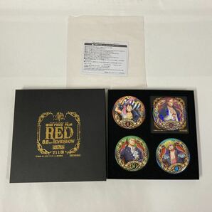 ワンピース FILM RED 輩缶バッジ 711弾 セブンイレブン限定 セット シャンクス ルフィ ゾロ サンジの画像1