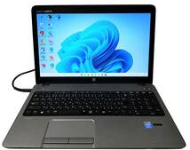 ★【驚速小型 HP ProBook 450 G1 i5-4200M 2.5GHz x4+8GB+SSD480GB 15.6インチノートPC】Win11/Office2021/HDMI/USB3.0■ D053020_画像1