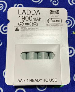 IKEA LADDA イケア ラッダ 単3 充電池 4本 新品・未開封品安心の日本製 になります。