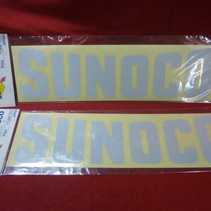 SUNOCO スノコ ステッカー 反射素材 ロゴ切り文字 2枚の画像3