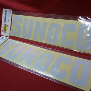 SUNOCO スノコ ステッカー 反射素材 ロゴ切り文字 2枚の画像6
