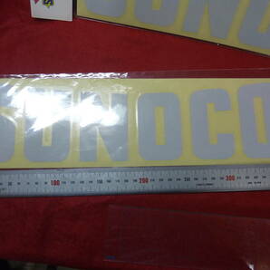SUNOCO スノコ ステッカー 反射素材 ロゴ切り文字 2枚の画像5