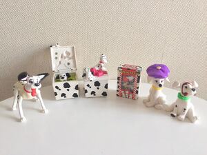  101 Dalmatians *101* happy set *6 piece set * Dalmatian * figure * toy 