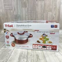 T2516●新品●T-fal クリプソ ミニット デュオ ルージュ 5.2L P4705132●IH・ガス火対応 3～5人用 2in1 圧力鍋_画像2