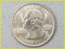 【アメリカ 50州25セント硬貨《メリーランド州》/2000年】クォーターダラーコイン/桃/50州25セント硬貨プログラム/The 50 State Quarters P_画像3