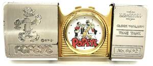 【NN】ZIPPO　ジッポ　デザイン　ポパイ　POPEYE　時計　レア　アンティーク　コレクション　※ライターではありません