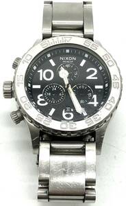 【NN】NIXON ニクソン a037000　THE 42-20 Black メンズ ニクソン クロノ 腕時計