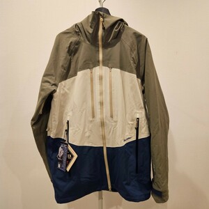 【送料無料】新品未使用 23-24 REW アールイーダブリュー ウェアー ジャケットTHE INSANE JACKET 12 LサイズLEAFxCREAMxSLATE