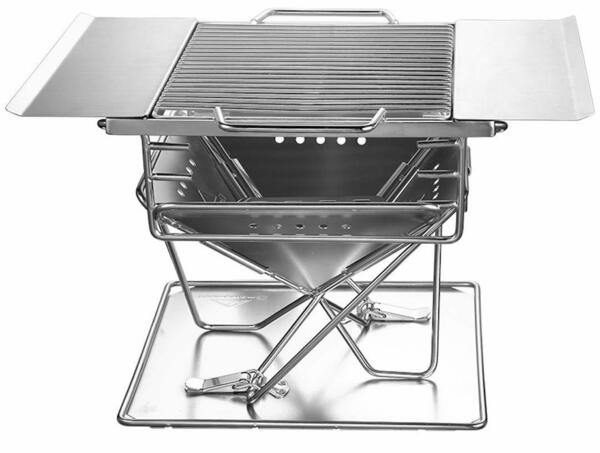 (新品) コンパクト バーベキューコンロ 焚火台 世界最小 ミニBBQコンロ