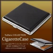 ( новый товар ) высококлассный из нержавеющей стали сигареты кейс сигарета натуральная кожа черный 