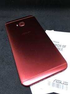 ZenFone 4 Selfie Pro ZD552KL 64GB SIMフリー スマホ　赤　美品