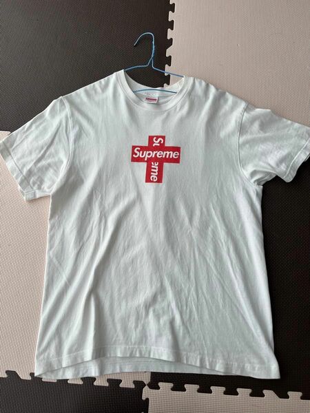 Supreme シュプリーム Cross Box Logo Tee クロスボックスロゴ Tシャツ M