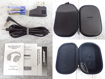 【中古 良品】Bose QuietComfort 25 Acoustic Noise Cancelling トリプルブラック Apple 製品対応 ノイズキャンセリング 有線(NHA56-1)_画像9