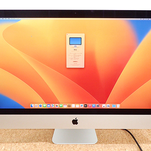 ■【中古 良品】iMac 27インチ Retina 5K 2017年 カスタム [Core i7 4.2GHz 4コア/64GB/SSD 2TB/Radeon Pro 580 8GB] メモリ増設(PBA690-1)の画像2