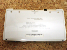 【中古】ニンテンドー3DS アイスホワイト 本体 Nintendo 任天堂 ゲーム機 19本ゲームソフト付き(MKB112-7)_画像4