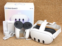 ★【中古 良品】Meta Quest 3 128GB S3A 899-00591-01 完全ワイヤレス VRヘッドセット メタクエスト(PZ53-3)_画像1
